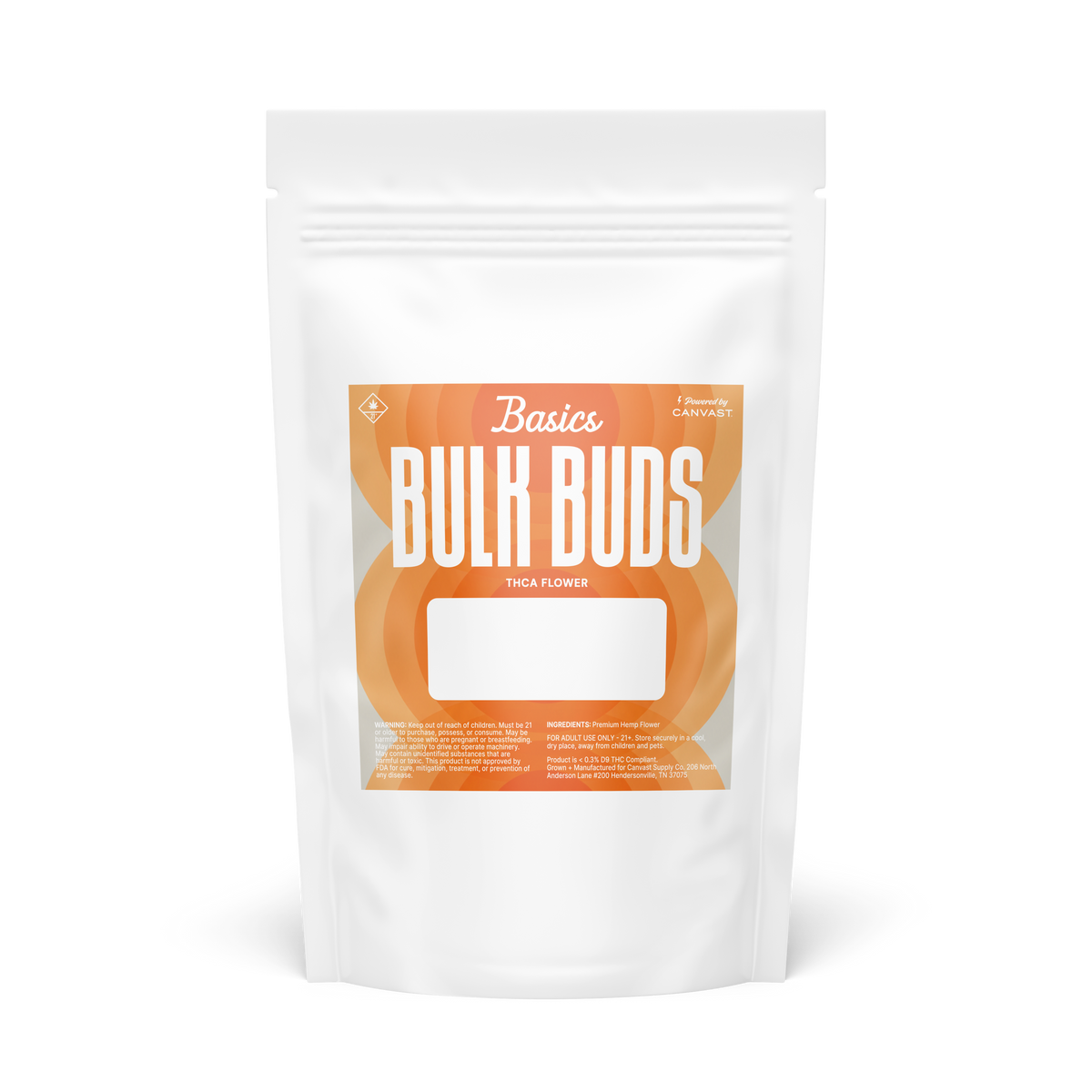 BASICS Bulk Buds - Animal Tsunami OG THCa Hybrid Hemp Flower