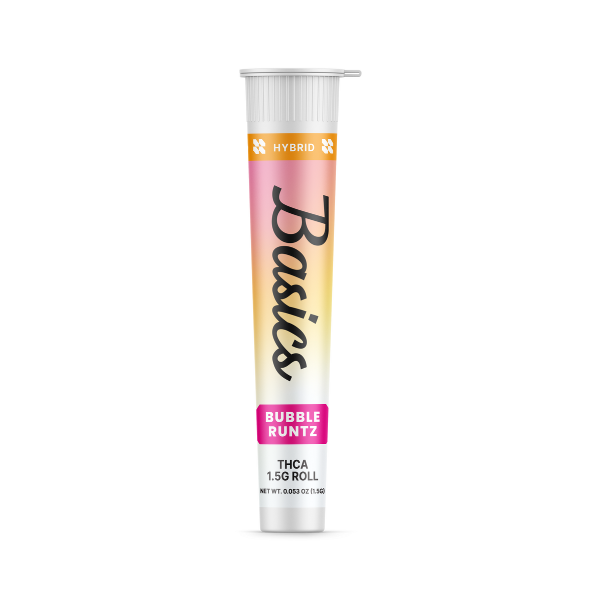 Basics Hybrid THCa Hemp Pre Rolls – Bubble Runtz