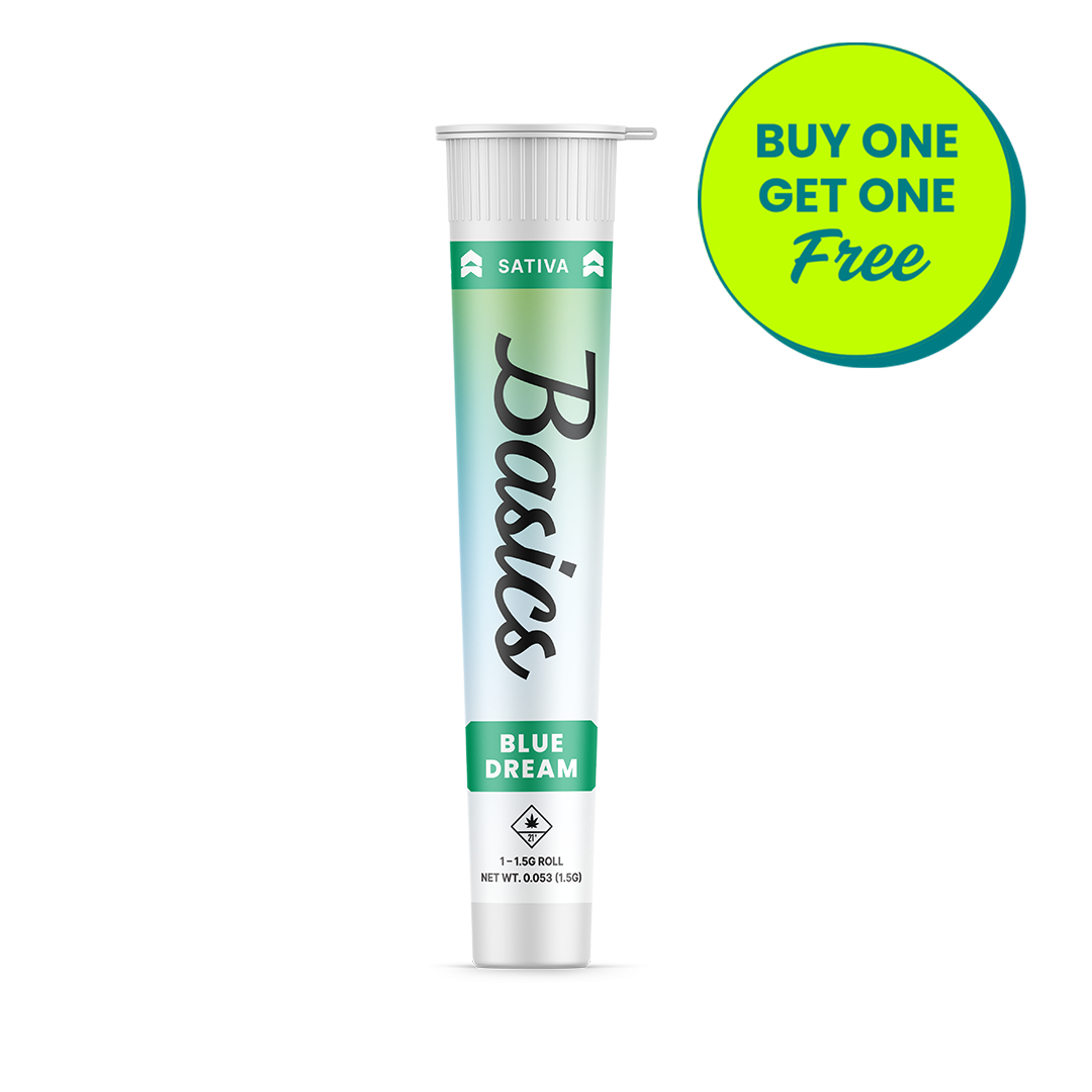 Basics Sativa THCa Hemp Pre Roll - Blue Dream