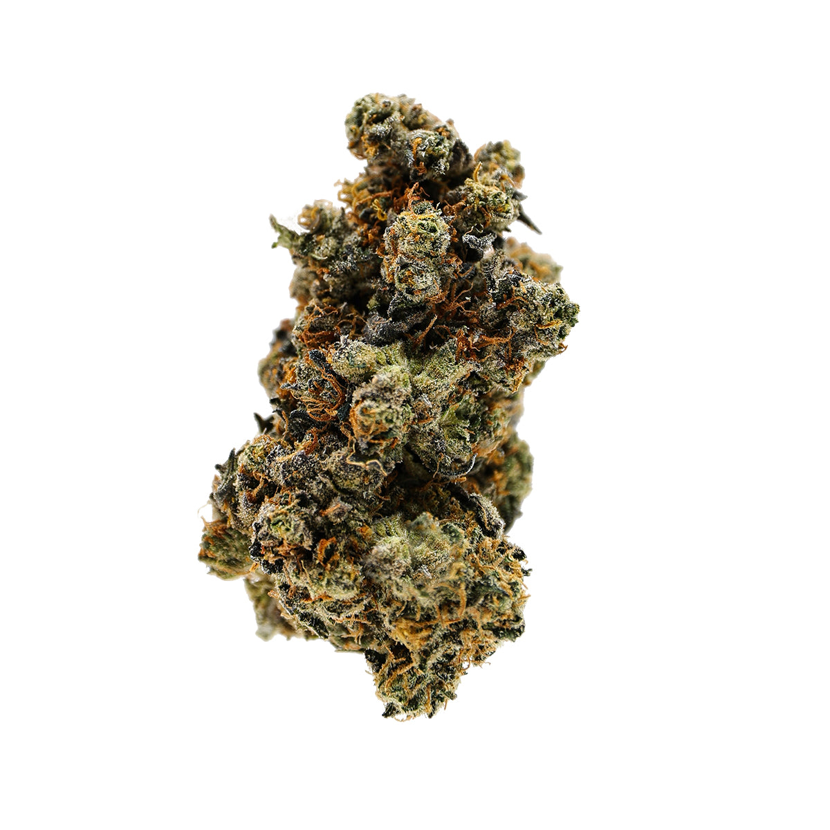 Breadstix THCa Indica Premium Hemp Flower - This indica dominant hybrid has vibrant orange pistils with dark green and purple undertones. Garlic and gasy nose with trichome covered nugs. A Must try! Available in 3.5g and 14g size jars.