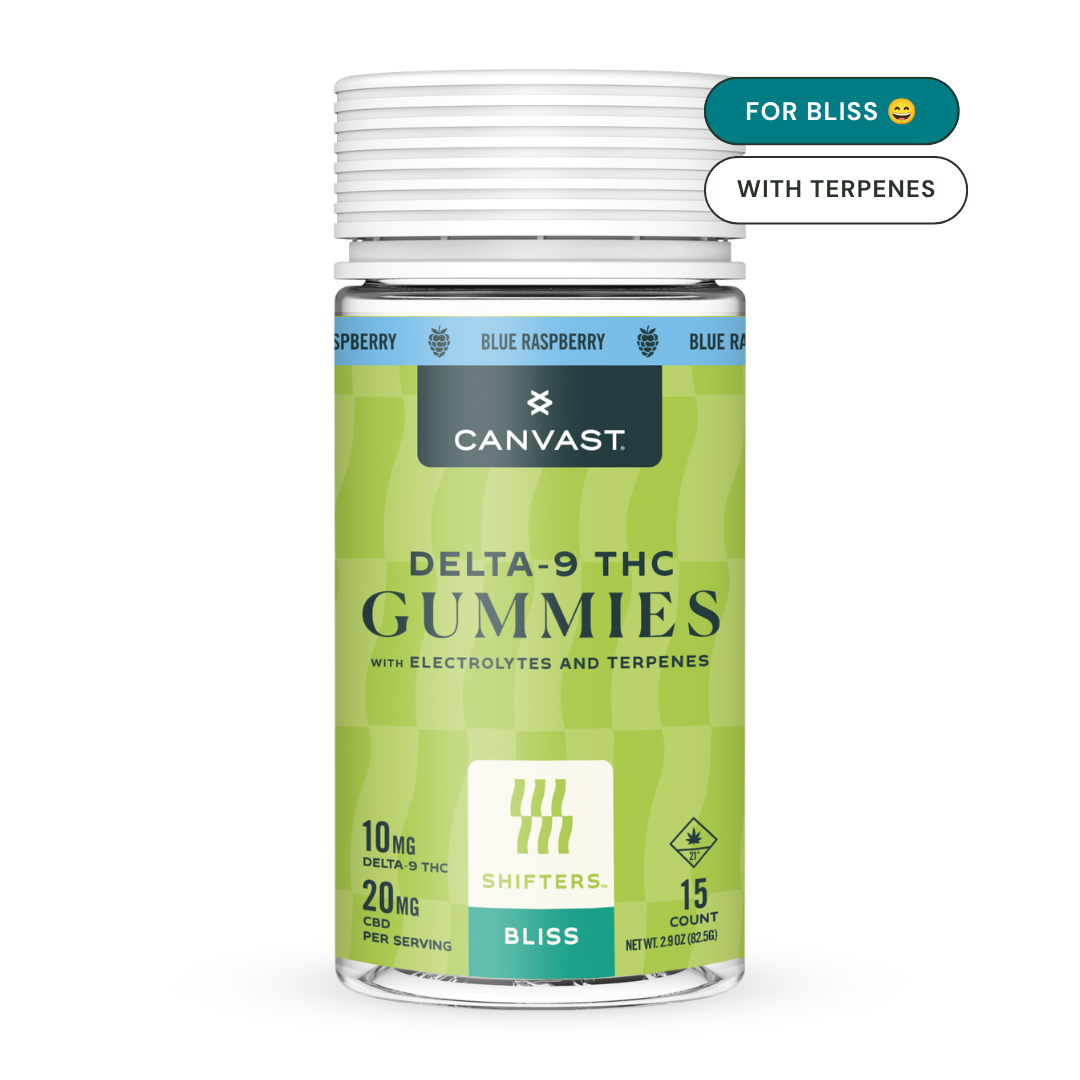 Shifters Bliss Delta-9 Gummies + Electrolytes + Terpenes