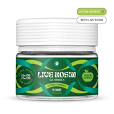 Canvast Shifters D9 Live Rosin Sour Apple Gummies - Extra Potent with 50mg total cannabinoids per gummy