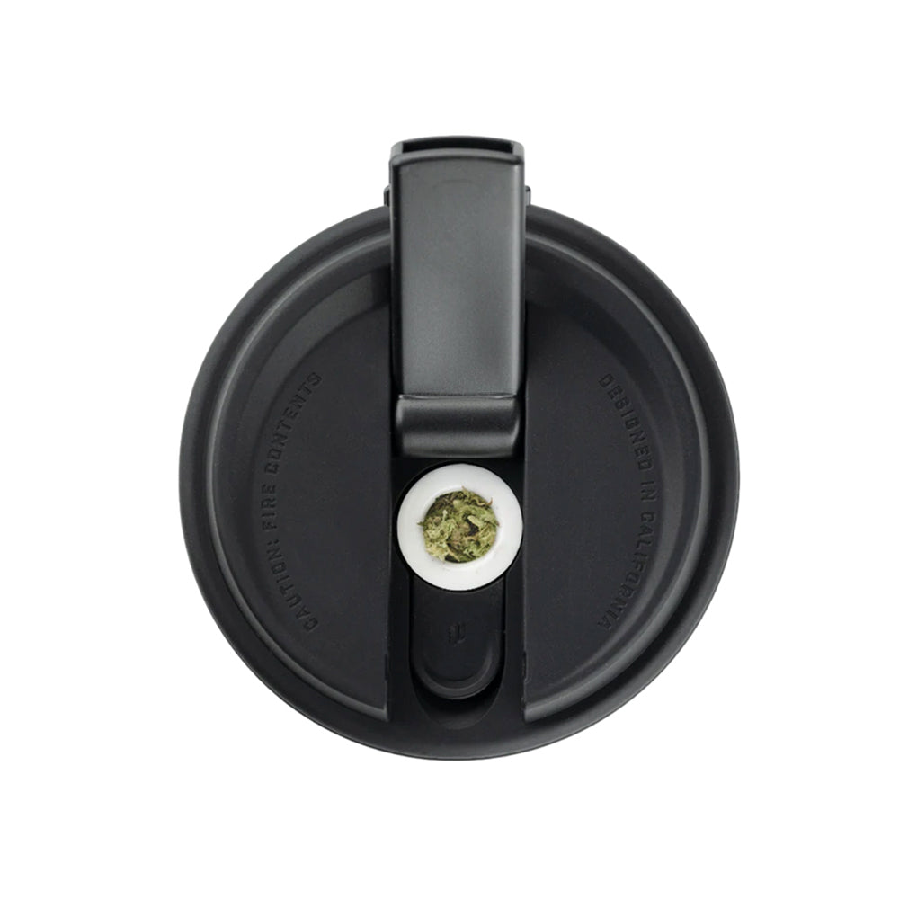 Cupsy is a premium water pipe disguised as a simple coffee cup. Its discreet, unassuming stainless steel exterior contains a high-performance bubbler system, made out of silicone and plastic for easy cleaning. Spark up the ceramic flower bowl and tuck it away in the hidden compartment when you’re done – Cupsy keeps things portable and discreet.