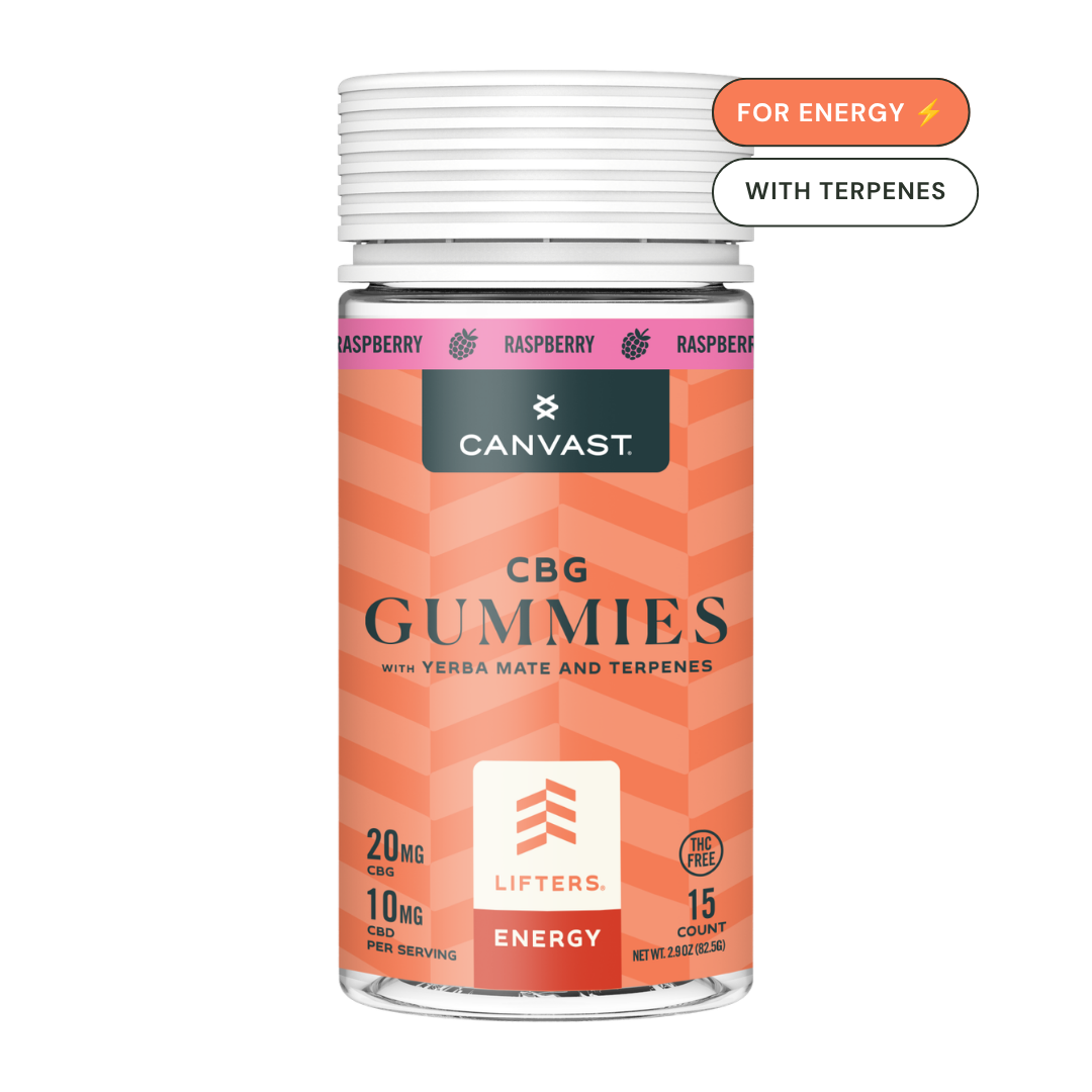 Lifters Energy Gummies with CBG + Yerba Maté + Terpenes