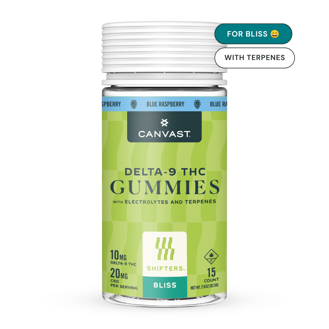 Shifters Bliss Delta-9 Gummies + Electrolytes + Terpenes