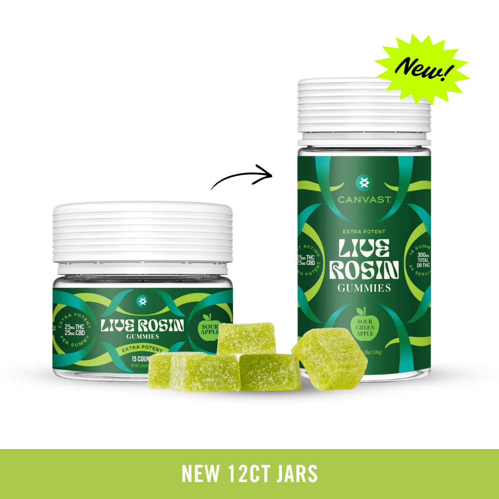 Shifters High - Extra Potent Live Rosin Delta 9 THC Gummies - Sour Apple