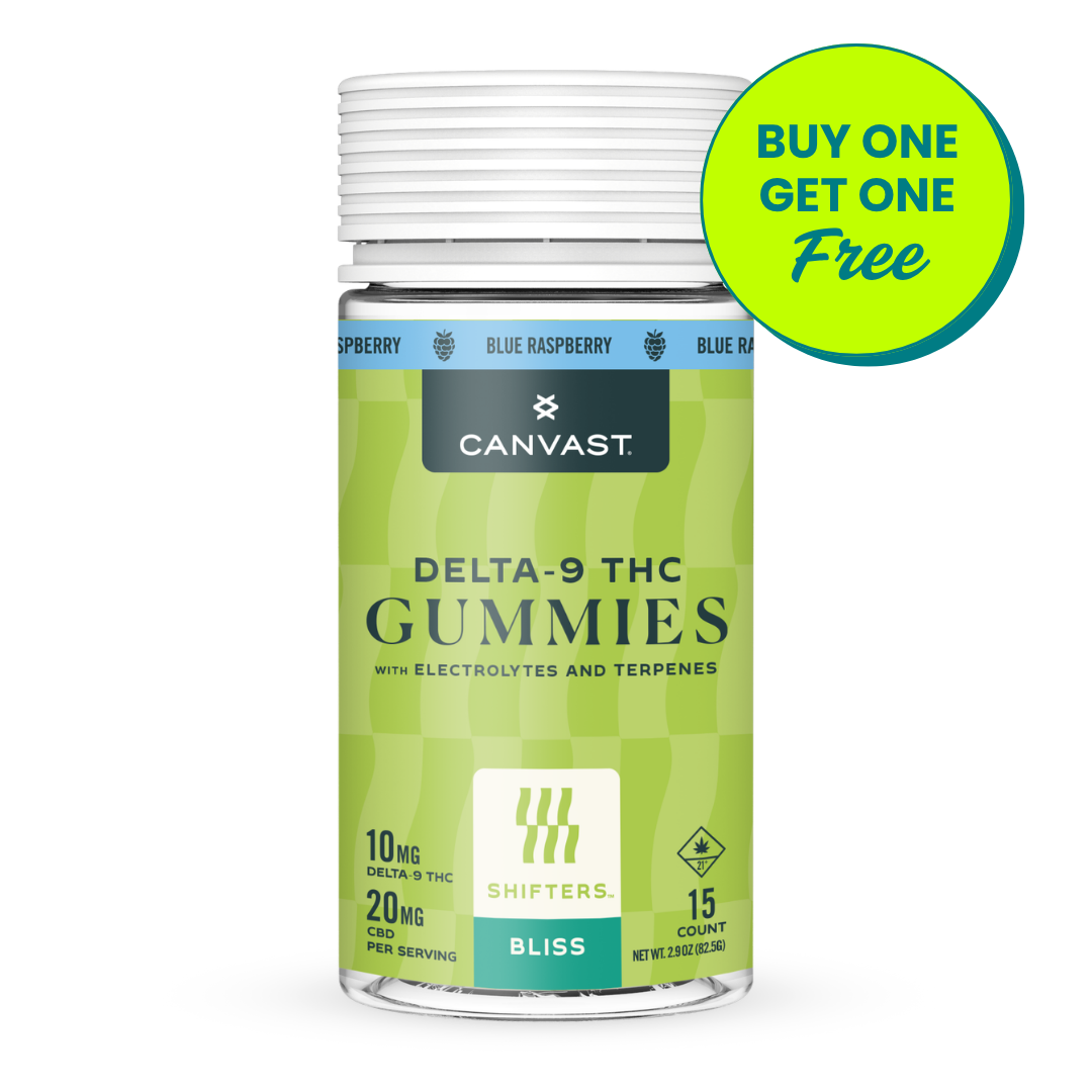 Shifters Bliss Delta-9 Gummies + Electrolytes + Terpenes