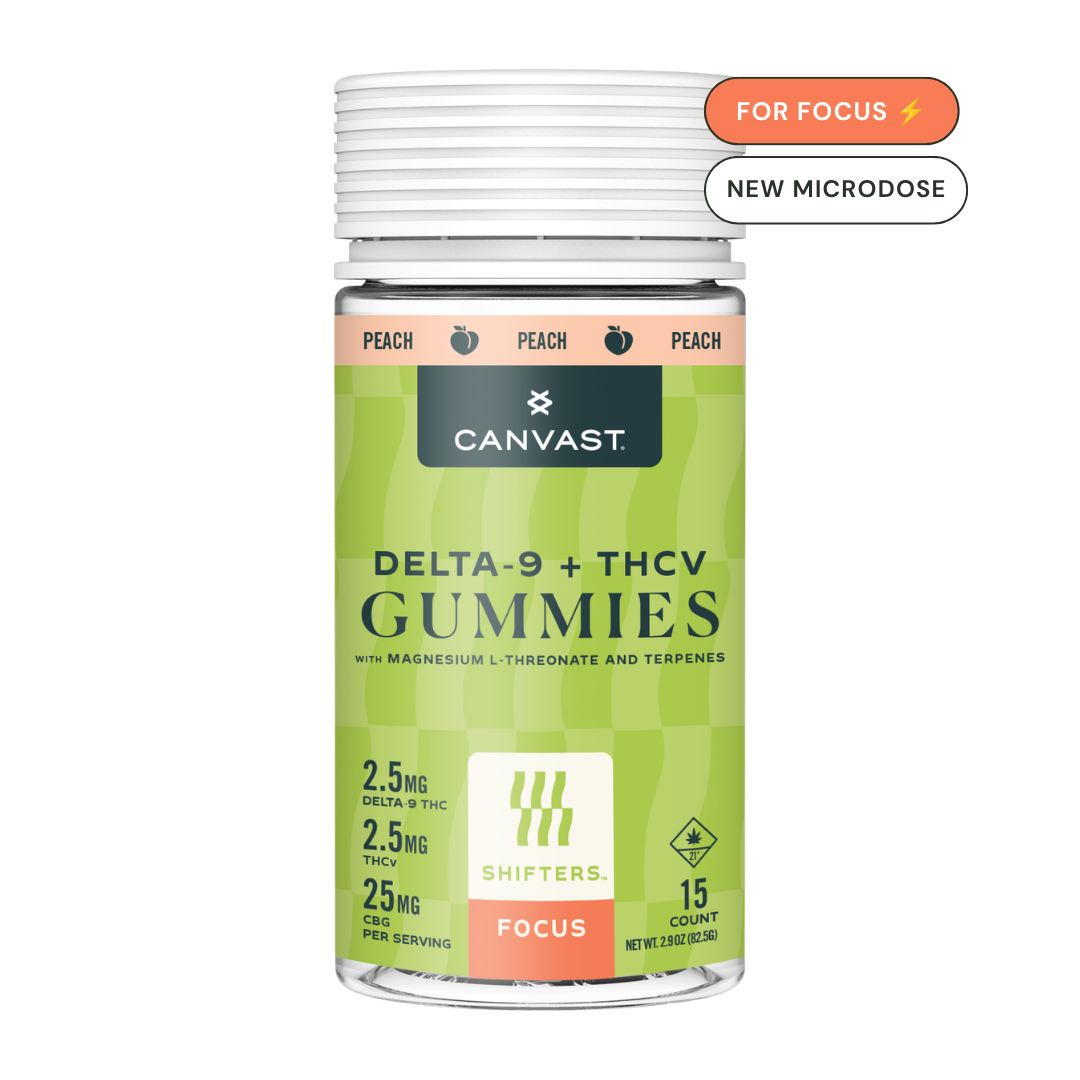 Shifters Focus Delta-9 + THCv Gummies