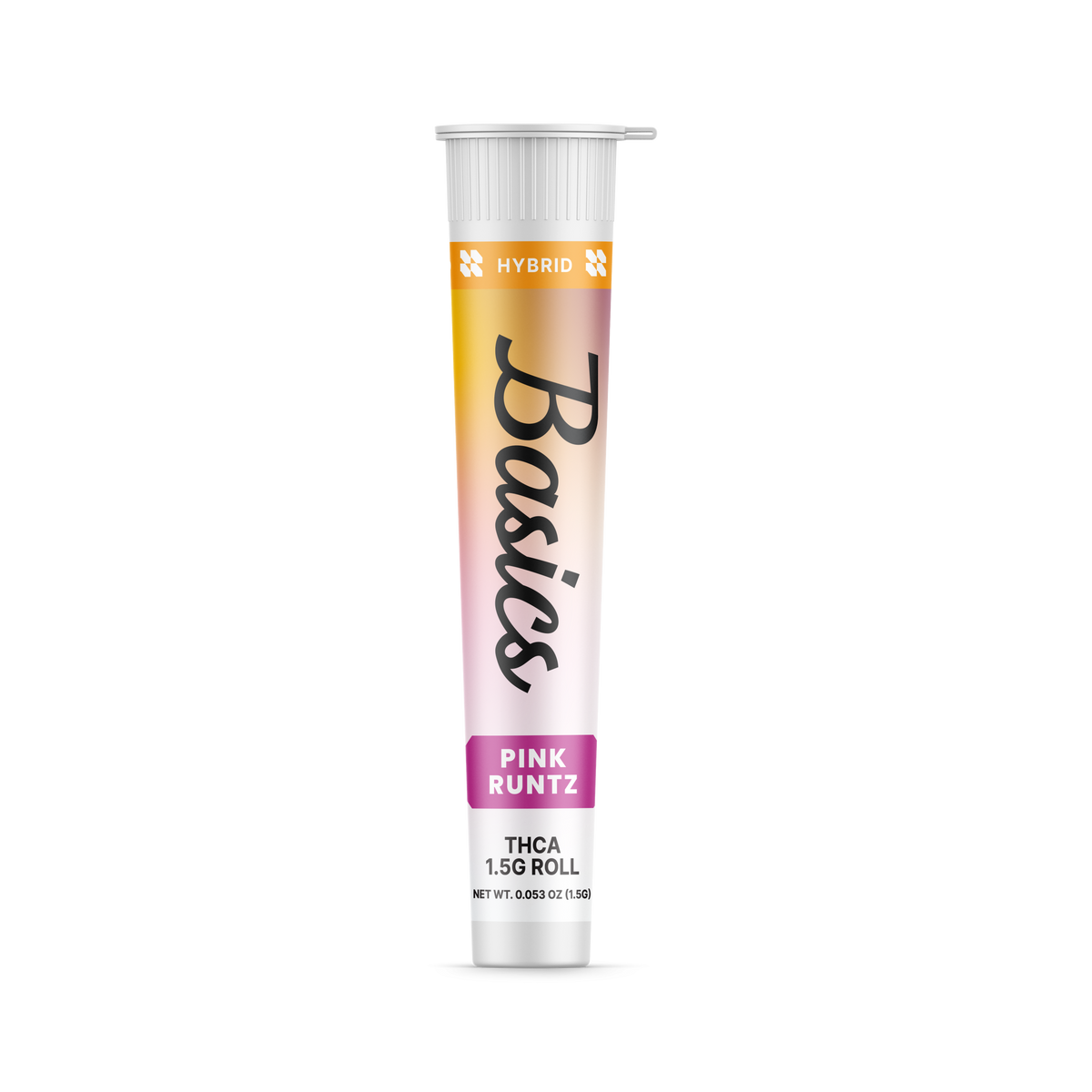 Basics Hybrid THCa Hemp Pre Roll – Pink Runtz