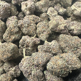 Black Diamondz, a luxury cross between the rich, indica-forward Black Diamond and the exotic RS11, this strain delivers a bold terpene profile of sweet grape, piney earth, and smooth gas that fills the room and lingers on the palate.