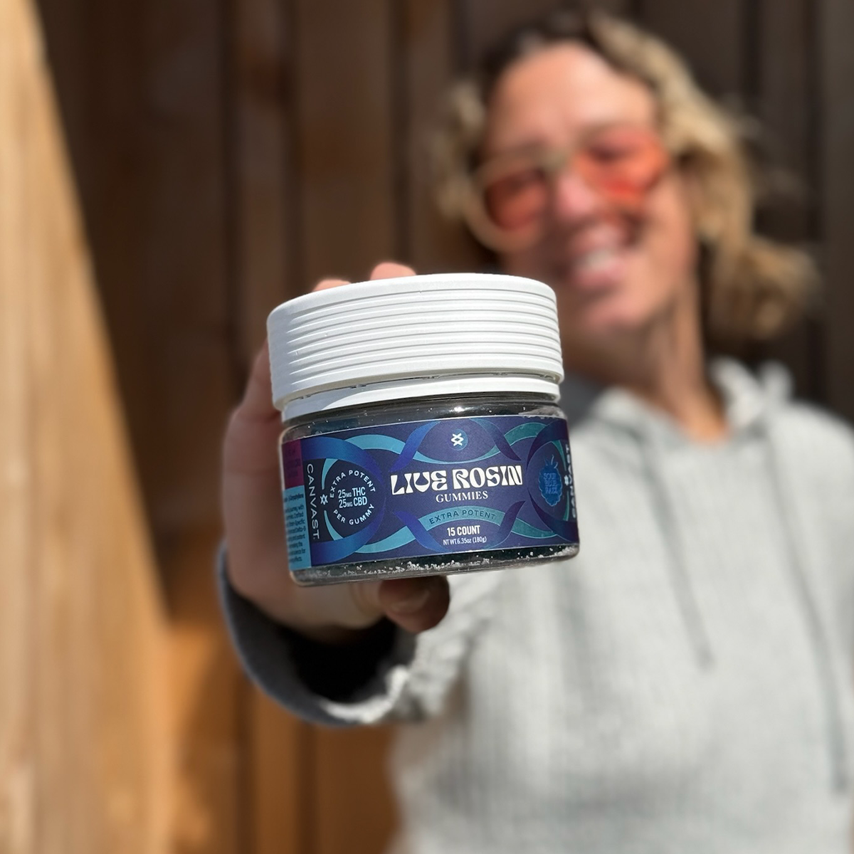 Shifters High D9 THC Live Rosin High Potency Gummies | Expertly crafted using strain-specific Live Rosin, a fast-acting blend of Nano Delta-9 THC and CBD. Designed for those seeking high-dose effects, these gummies deliver a premium potent experience.