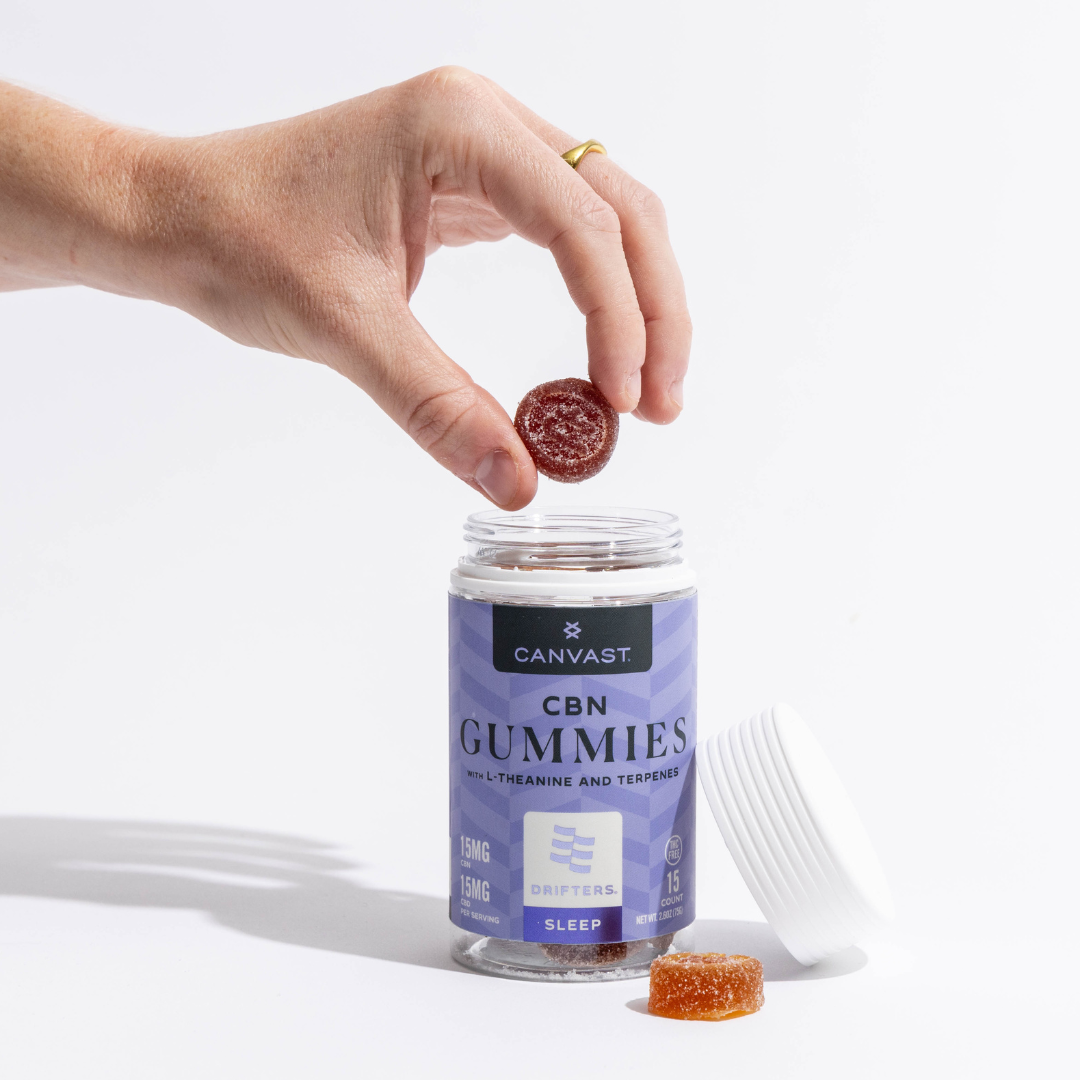 Canvast Drifters Sleep CBN Gummies with L-Theanine and Terpenes for Restful Sleep