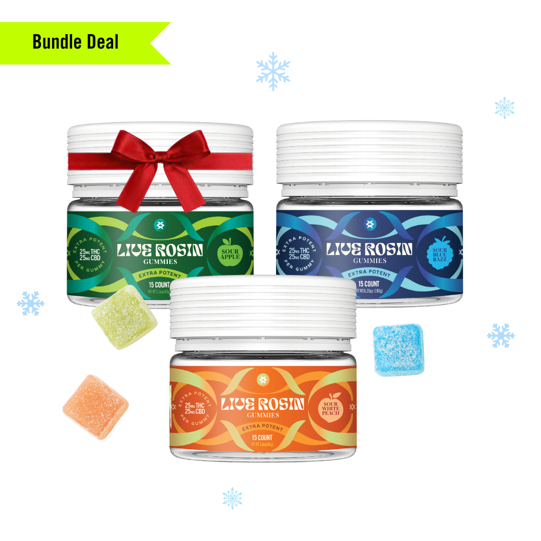 Live Rosin Gummies 15ct Bundle