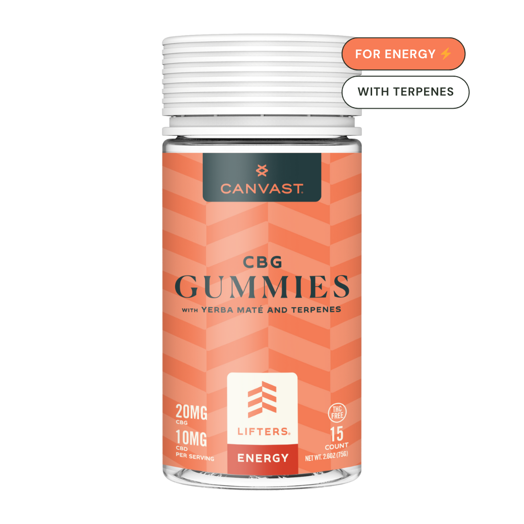 Lifters Energy Gummies with Yerba Maté and Terpenes