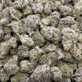 Pink Pineapple is a 36.7% sativa with vibrant green buds tipped in pink and orange hairs. Its tropical aroma of juicy pineapple and floral sweetness pairs with uplifting, energetic effects that keep you feeling bright and motivated.