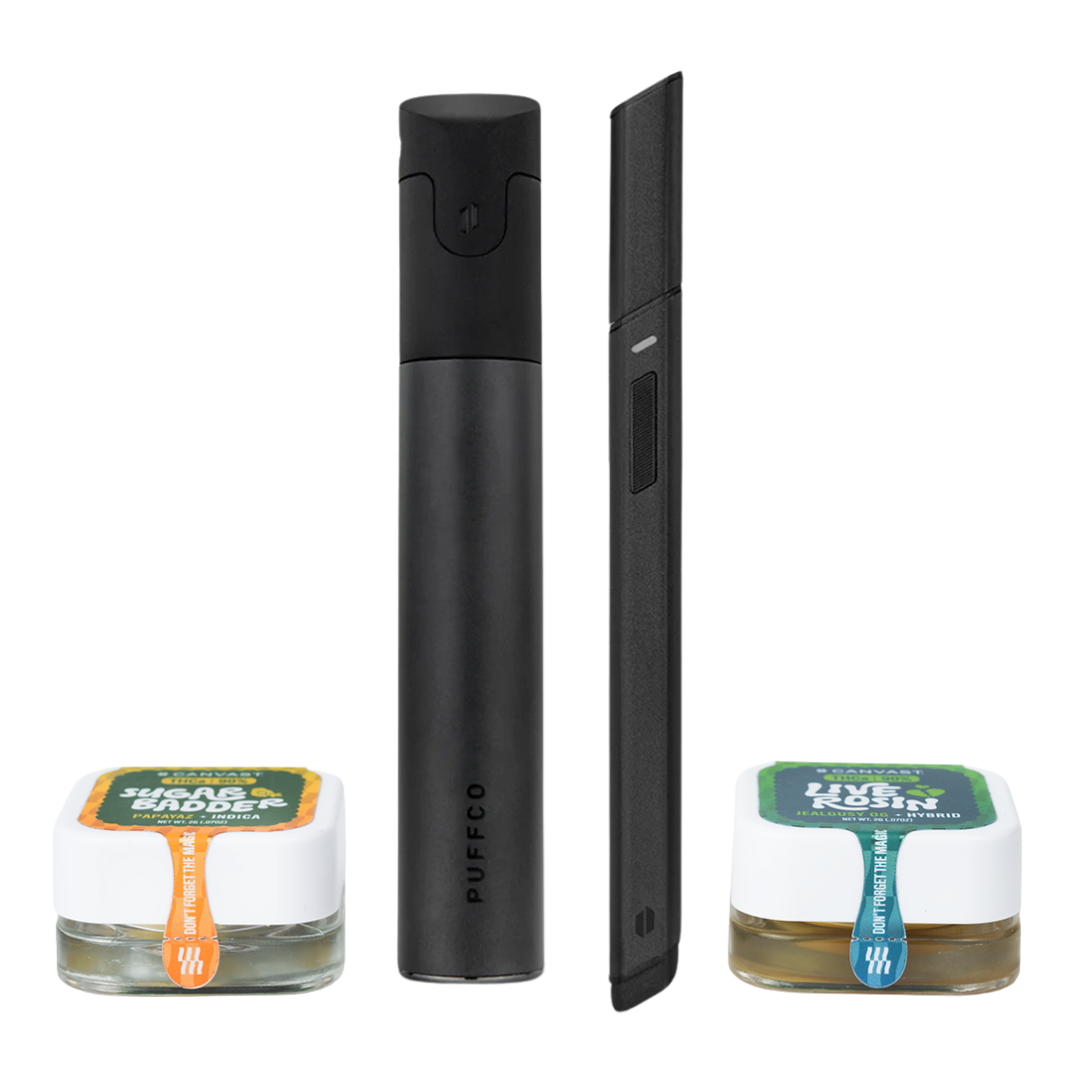 PuffCo Pivot & Hot Knife Bundle with Concentrate