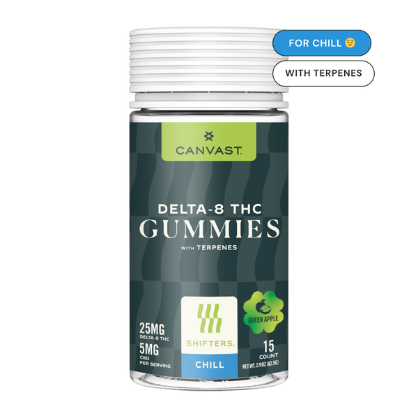 Shifters Delta 8 Vegan Organic Gummies