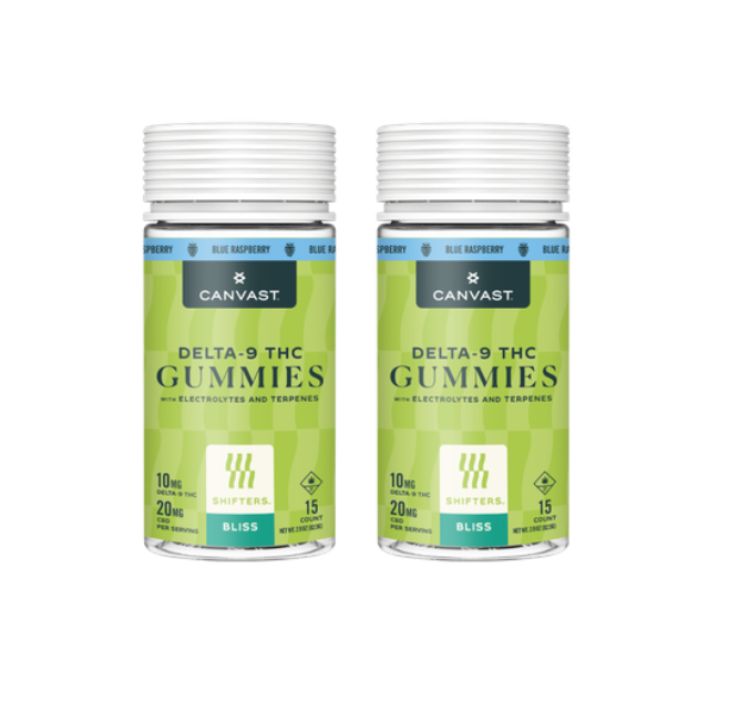Shifters Bliss Delta-9 Gummies + Electrolytes + Terpenes