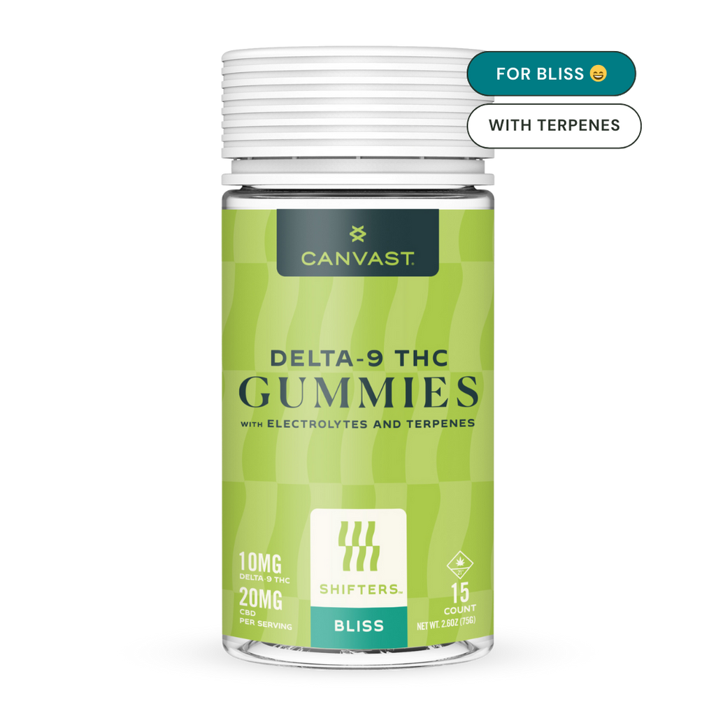 Shifters Bliss Delta-9 Gummies + Electrolytes + Terpenes