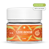 Canvast Shifters D9 Live Rosin Sour White Peach Gummies - Extra Potent with 50mg total cannabinoids per gummy - Key Features: Organic sugar, Balanced Cannabinoid Ratio, Real Live Rosin, Organic Fruit Flavors 