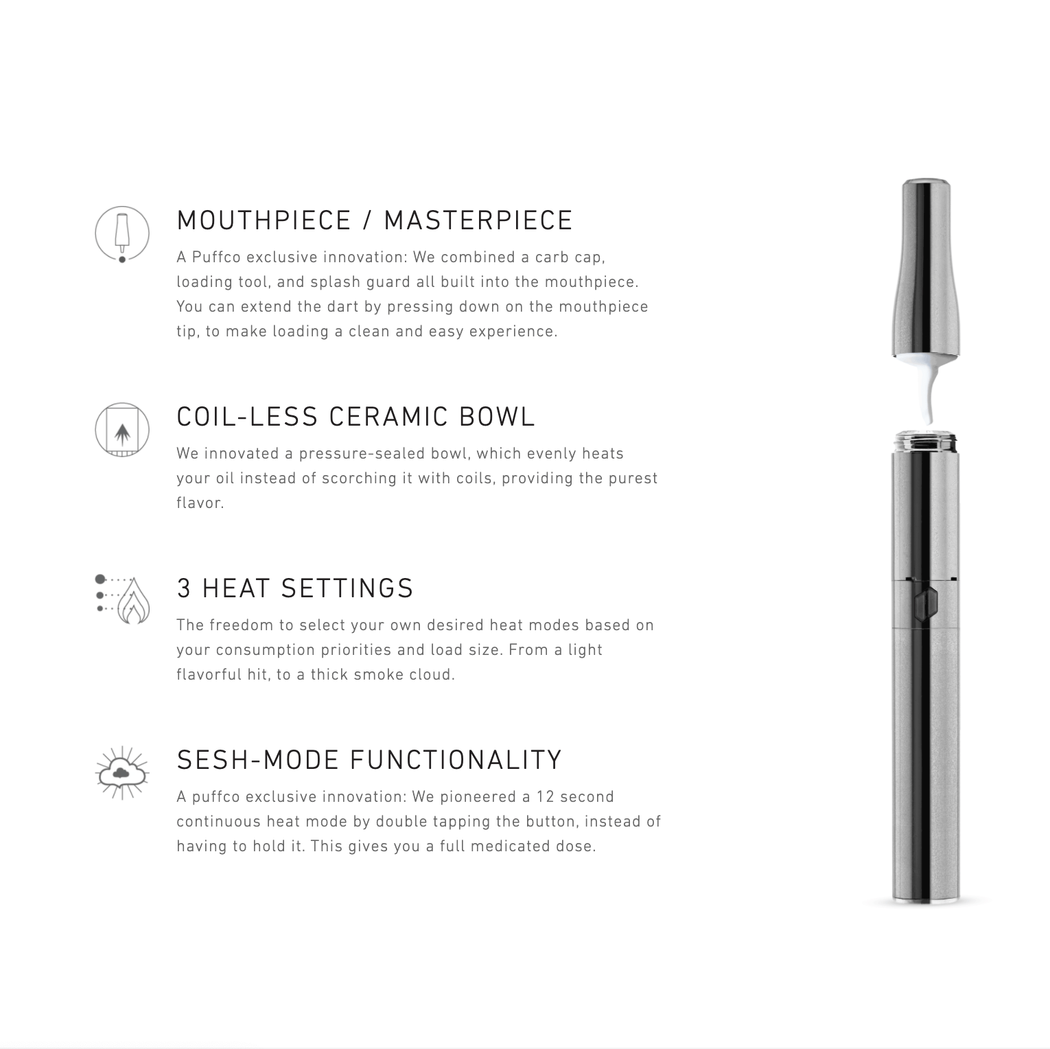 PuffCo Plus Portable Oil Vaporizer - Canvast Supply Co. 